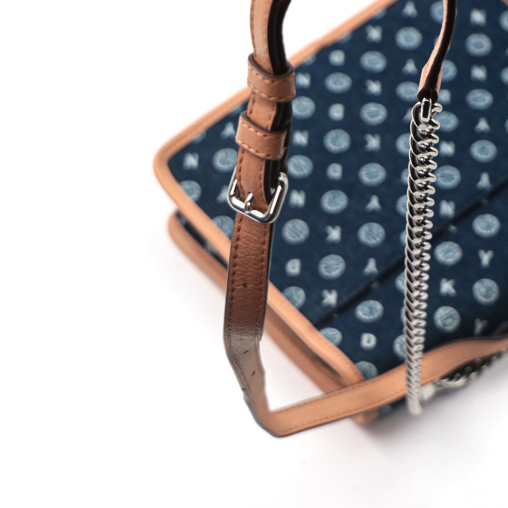 DKNY ELissa Large Shoulder/Crossbody Bag -Denim 27 x 17 x 8 cm