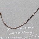 Dainty Collar Necklace, Satellite Chain Necklace