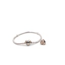 Atlas Jewelry, Grey Double Heart Love Bracelet