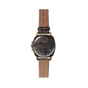 Coach Silver Dial Brown Leather Band Diamond Watch CA.64.7.95.1616S