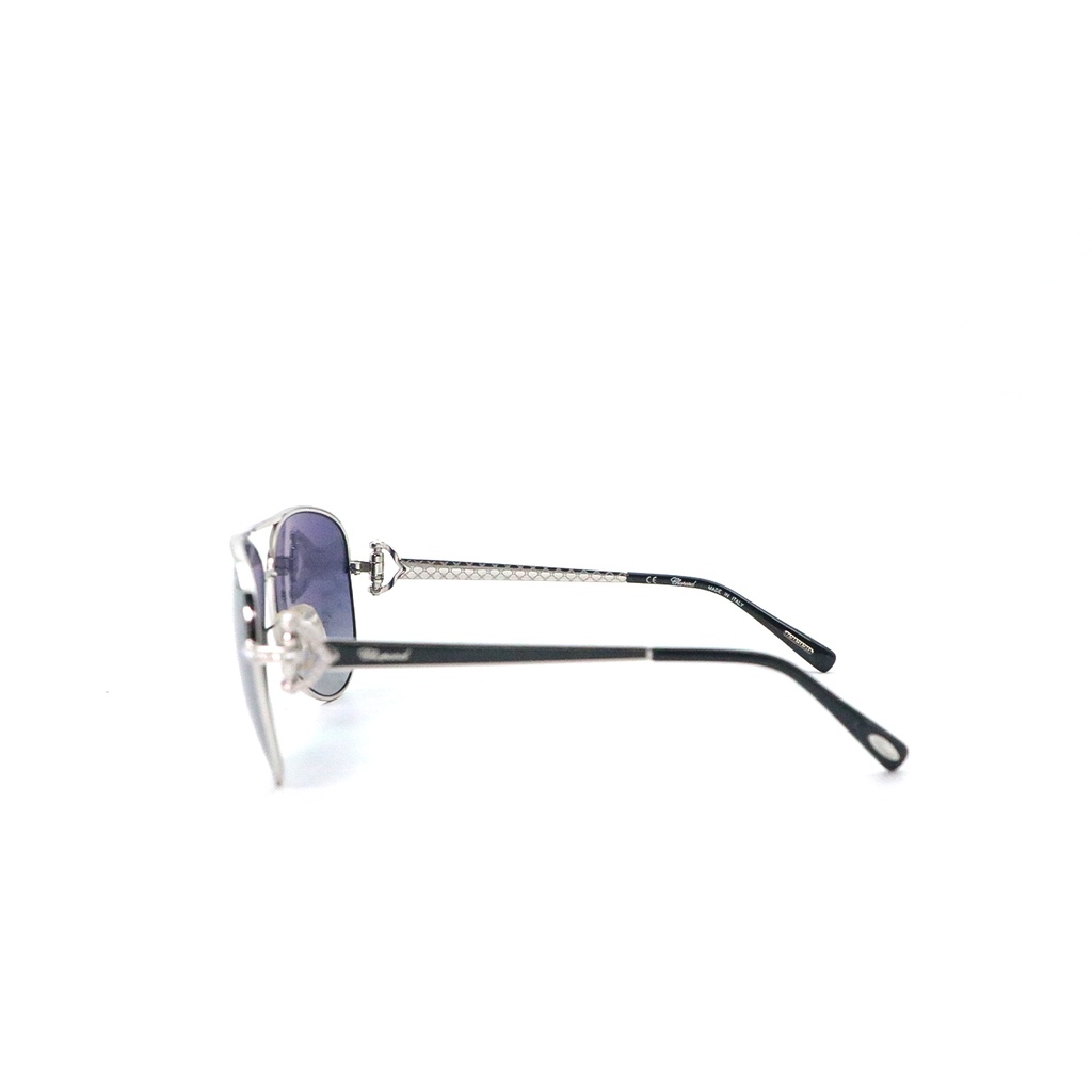 Chopard Aviator Sunglasses SCHC17S 583P Palladium/BlackLens WIdth:59, Bridge Width:12