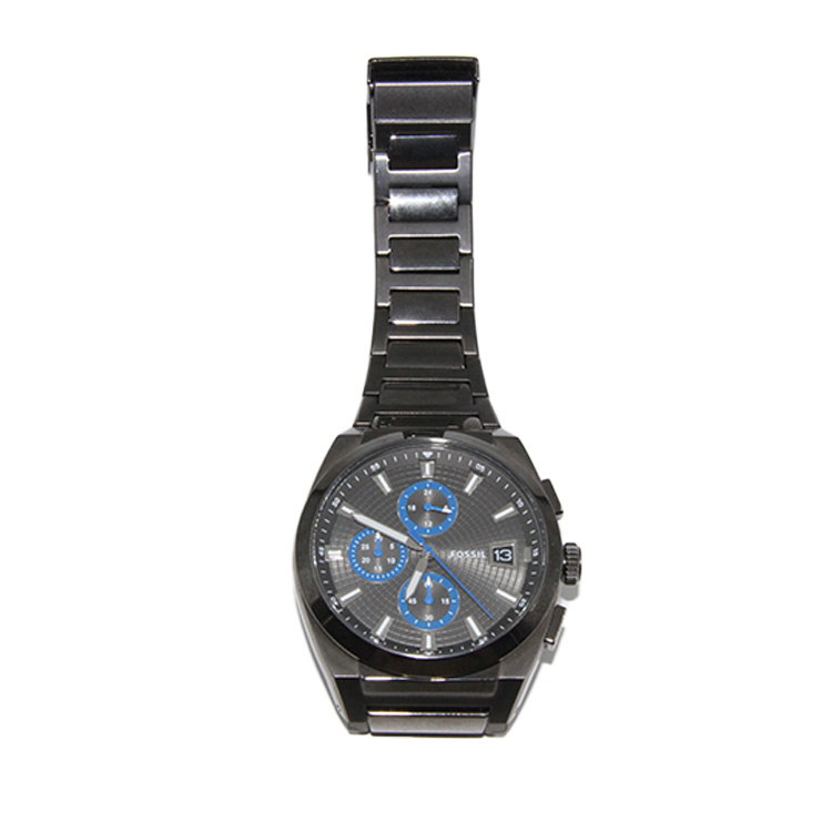 Fossil FS5830, All Stainless Steel 5ATM, Full Black Grey