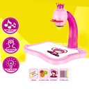 IndusBay Drawing and Learning 3 in 1 Projector Painting Toy for Kids with 7 Picture Discs