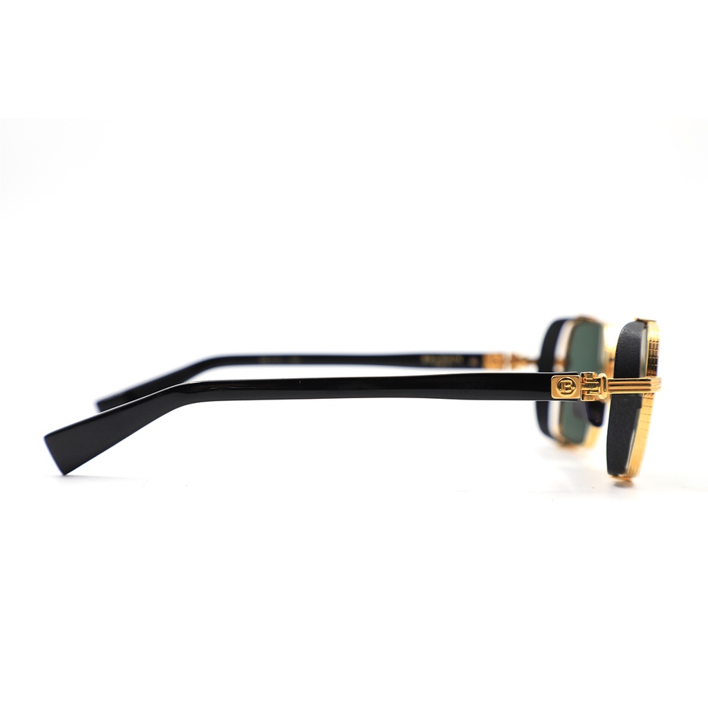 Balmain Brigade III BPS-117A-52 Gold Black Cat 3 Made In Japan Lens Width:52, Bridge:21 140