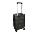 Solid Clean Cabin Suitcase Brown Metallic