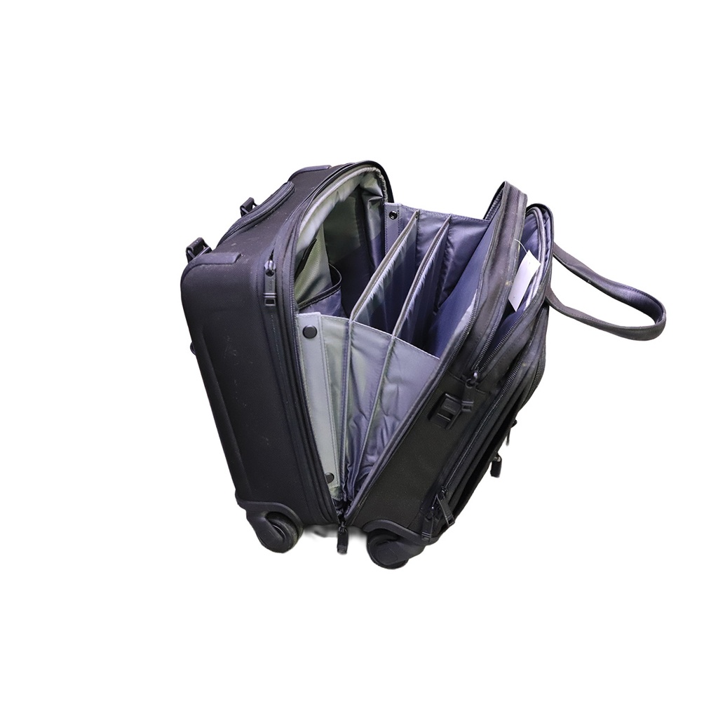 Tumi Alpha 3 Black SuitCase Cabine Luxury **Perfect For Documents & Item Holders **