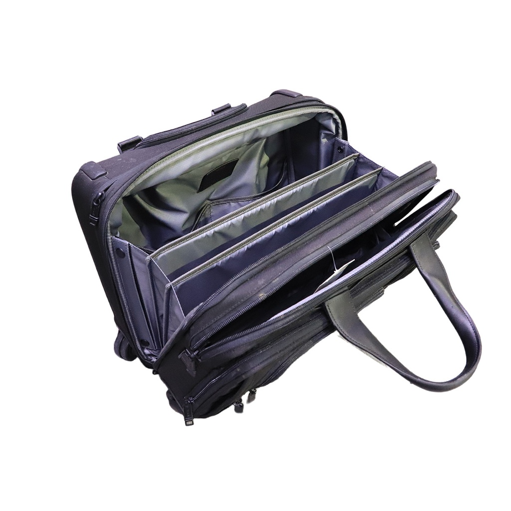 Tumi Alpha 3 Black SuitCase Cabine Luxury **Perfect For Documents & Item Holders **