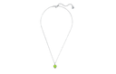 Swarovski Birthstone Pendant August, Green, Rhodium plated