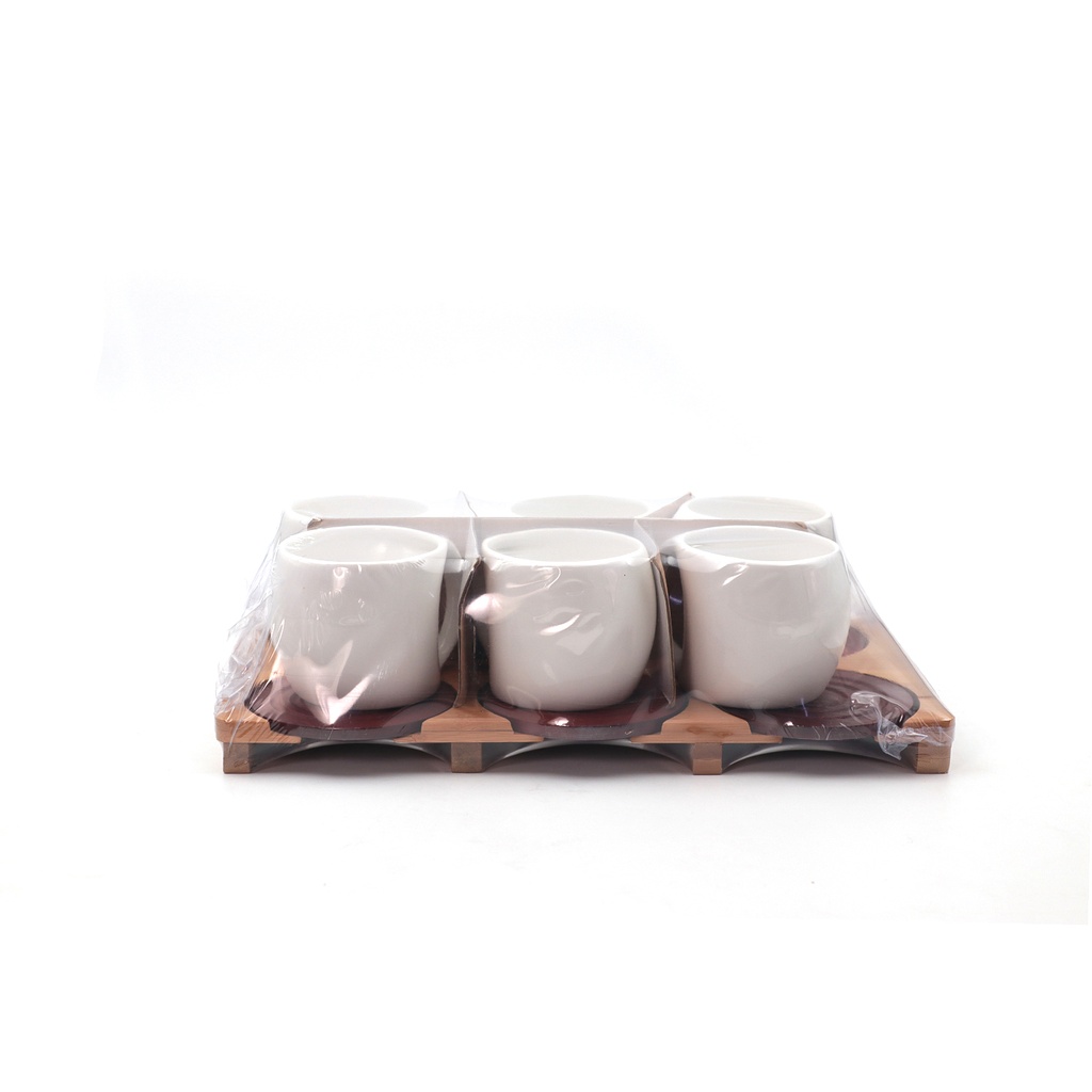 U3 Cup Wood Handle 6 Cups