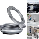 MagSafe Electric Vacuum Magnetic Car Phone Mount Type -C (Silver)
