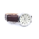 Fossil FS4735 All Stainless Steel ** Battery Drained **