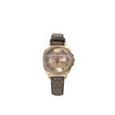 Coach Silver Dial Brown Leather Band Diamond Watch CA.64.7.95.1616S