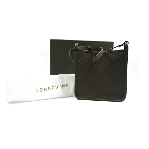 LongChamp Le Foulonné Crossbody Brown Leather