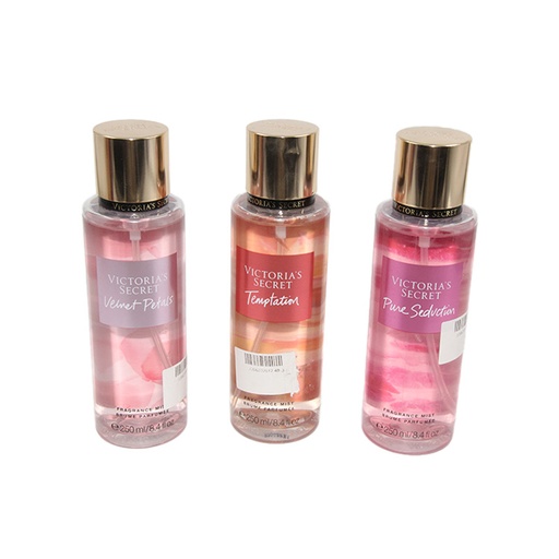 Victoria Secret, Fragrance Mist 250 ml , Temptation, Pure Seduction, Velvet Petals