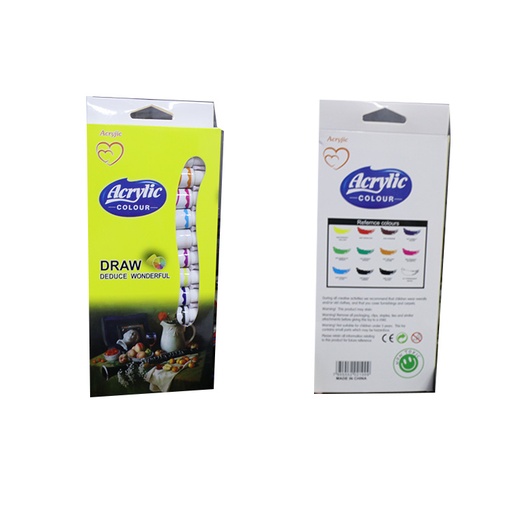 Acrylic Paint Watercolor Paint Alumium Tube Mounted Oil Painting Brush Set