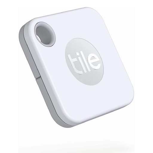 Tile Mate 1-Pack.White. Bluetooth Tracker, Keys Finder and Item Locator for Keys, Bags and More Up to 150 ft. Range.
